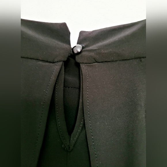 Emma & Michelle Plus Size Jumpsuit Stretch Pull On Flutter Sleeves Black 3X - Picture 7 of 16